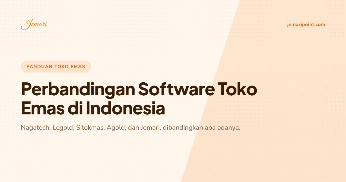 Perbandingan Software Toko Emas di Indonesia